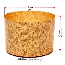 Panettone Kalıbı - Ebat:(Ø13xh9,5)cm - 10 adet fiyatıdır.